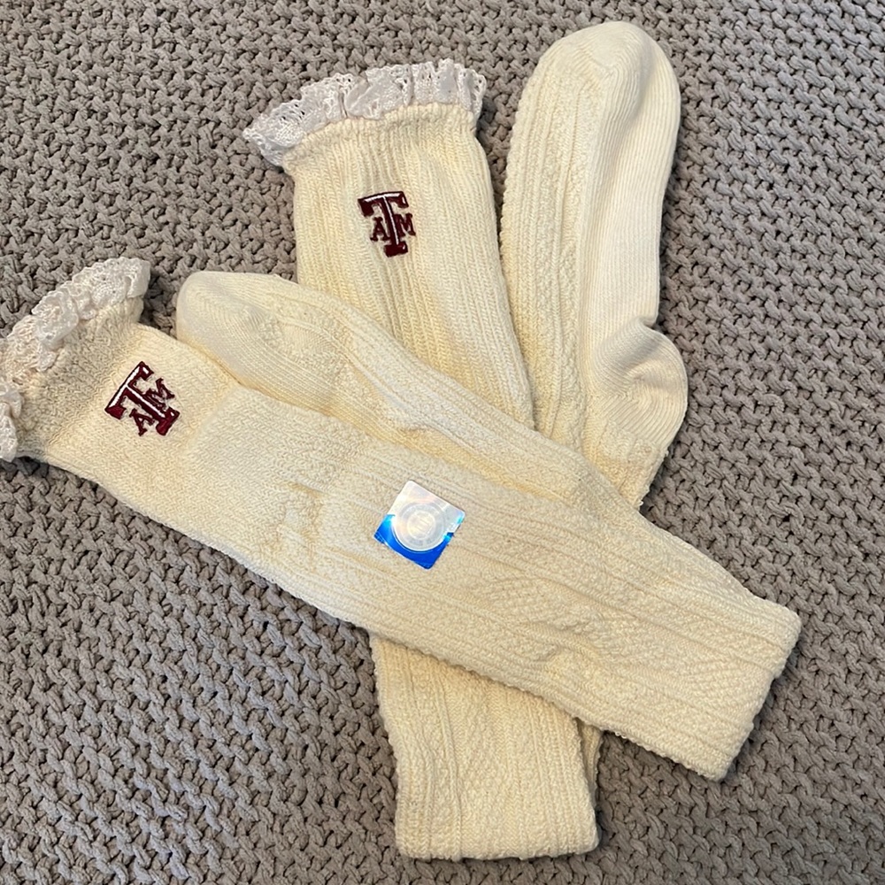 Knee-High Texas A&M boot Socks
